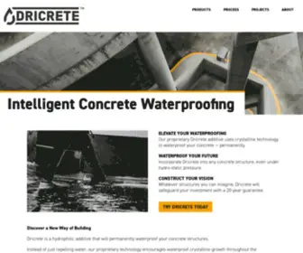 Dricrete.us(Concrete) Screenshot