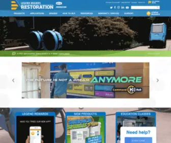 Drieaz.com(Legend Brands Restoration) Screenshot