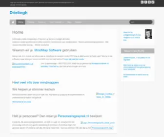 Drielingh.nl(Helpt je werkdruk verminderen met slimme tools voor personeelsgesprekken en zakelijk mindmappen) Screenshot