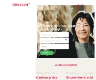 Driessen.nl(Driessen uitzendbureau) Screenshot