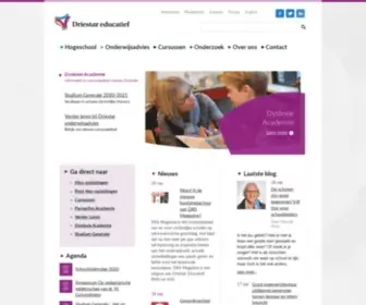 Driestar-Educatief.nl(Driestar educatief) Screenshot