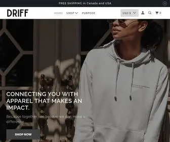 Driffshop.com(Sustainable/Social Marketplace) Screenshot