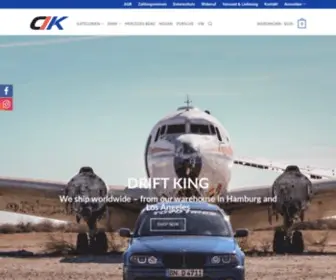 Drift-King.de(Online-Shop für hochwertige Ersatzteile und Zubehör für Tuning und Drifting) Screenshot