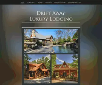 Driftawayluxurylodging.com(Driftawayluxurylodging) Screenshot