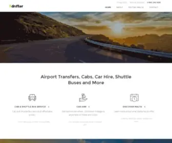Drifter.com.mt(Cabs and Car Leasing in Malta) Screenshot