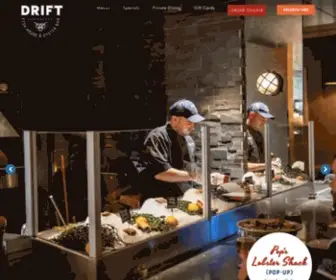 Driftoysterbar.com(Drift Fish House & Oyster Bar) Screenshot
