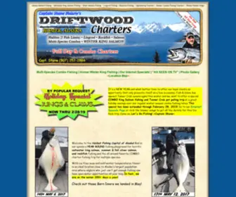 Driftwoodcharters.com(Captain Shane Blakely's DRIFTWOOD CHARTERS fishing halibut) Screenshot