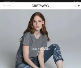 Driftwoodjeans.com(Driftwood Jeans) Screenshot