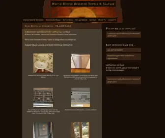 Driftwoodsalvage.com(Whole House Building Supply & Salvage) Screenshot