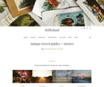 Driftyland.com(Travel, Thrift) Screenshot