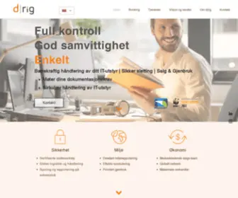 Drig.no(Miljøriktig håndtering av ditt IT) Screenshot