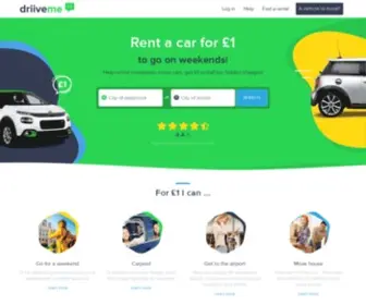 Driiveme.com(Louez une voiture ou un utilitaire pour 1€. Tout est inclus) Screenshot
