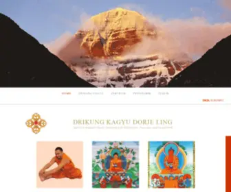 Drikung.ch(Drikung Kagyu Dorje Ling) Screenshot