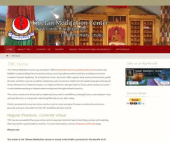 Drikungtmc.com(Tibetan Mediation Center) Screenshot