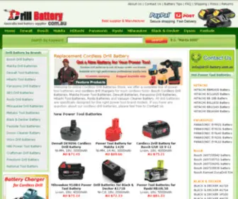 Drill-Battery.com.au(Cordless Drill Battery) Screenshot