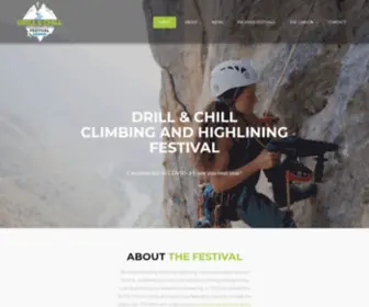 Drillandchillfestival.com(Drill & Chill Climbing and Highlining Festival) Screenshot