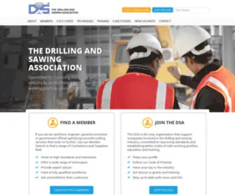 Drillandsaw.org.uk(The Drilling and Sawing Association (DSA)) Screenshot