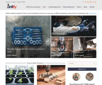 Drillly.com(Reviews & Buyer's Guide for All Top) Screenshot