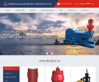 Drillmudpump.com(Shijiazhuang Dongli Petroleum Machinery Co) Screenshot