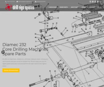 Drillrigsspares.com(Core and Rock Drilling Rigs Spare Parts) Screenshot
