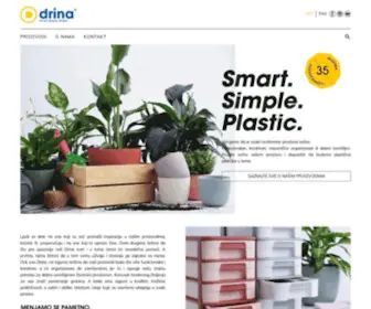 Drina-Plastika.com(Plastične saksije) Screenshot