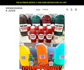 Drink2Shrinkjuice.com(DRINK2SHRINK JUICE LOSE 5 POUNDS IN 5 DAYS) Screenshot