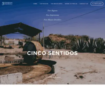 Drink5Sentidos.com(Cinco Sentidos) Screenshot