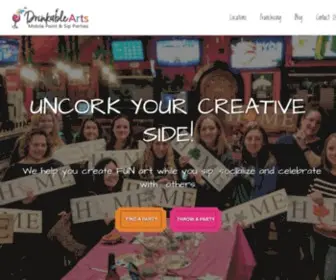 Drinkablearts.com(Drinkable Arts LLC) Screenshot