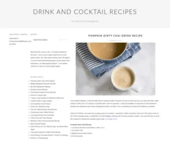 Drinkandcocktailrecipes.com(Free Drinks for the Home Bartender) Screenshot