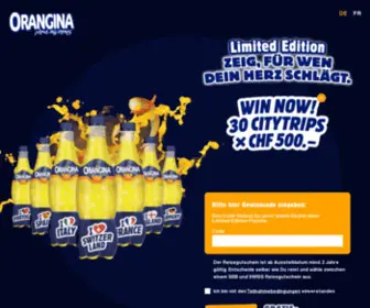 Drinkandwin.ch(Orangina) Screenshot