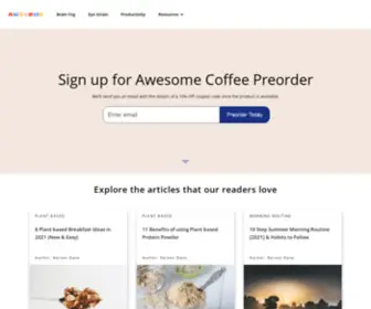 Drinkawesomecoffee.com(Awesome coffee) Screenshot