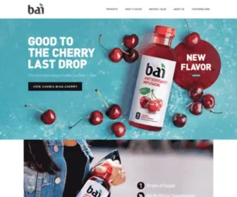 Drinkbai.com(Bai's mission) Screenshot