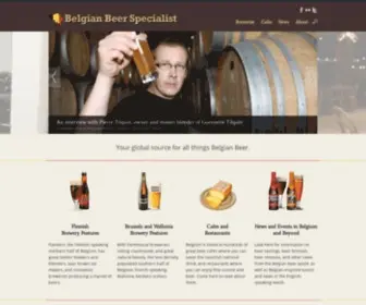 Drinkbelgianbeer.com(Belgian Beer Specialist) Screenshot