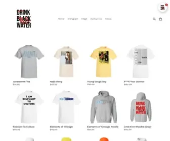 Drinkblackwater.com(Drink Black Water) Screenshot