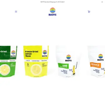 Drinkbuoys.com(Freeze Dried Lemon) Screenshot