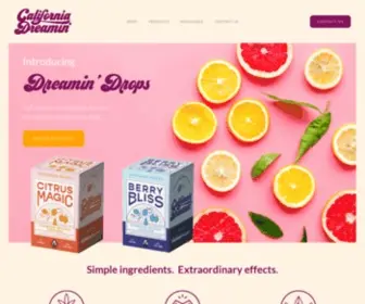 Drinkdreamin.com(Webflow HTML website template) Screenshot