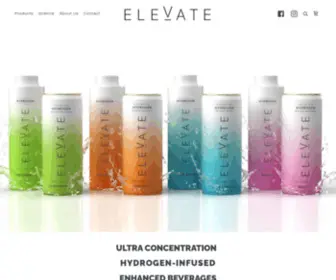 Drinkelevate.com(ELEVATE BEVERAGES) Screenshot