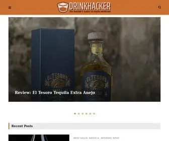 Drinkhacker.com(Drinkhacker offers daily coverage of the world of drinking) Screenshot