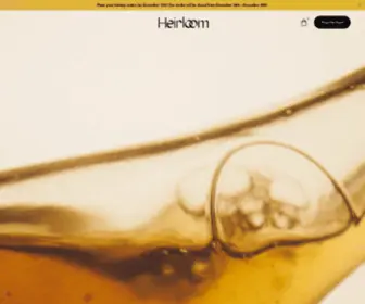 Drinkheirloom.com(Heirloom Kombucha) Screenshot