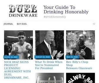 Drinkhonorably.com(Your Guide To Drinking Honorably) Screenshot