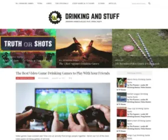 Drinkingandstuff.com(Drinking and Stuff) Screenshot
