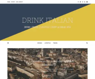 Drinkitalian.com(Drink Italian) Screenshot