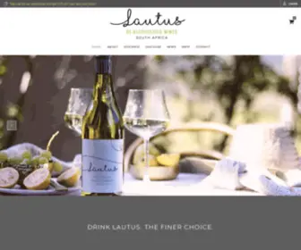 Drinklautus.com(Lautus Alcohol) Screenshot