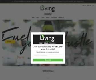 Drinklivingjuice.com(Living Juice) Screenshot