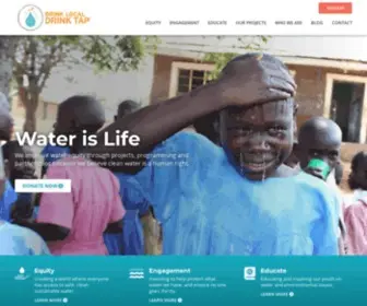 Drinklocaldrinktap.org(Home) Screenshot