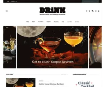 Drinkmagazine.asia(Asia's leading bar industry magazine) Screenshot