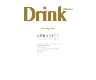 Drinkmagazine.ca(Drink Magazine) Screenshot