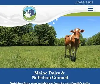 Drinkmainemilk.org(Maine Dairy Promotion Board & Nutrition Council works to bring the story of dairy to Mainers) Screenshot