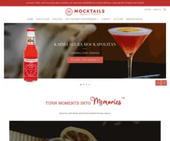 Drinkmocktails.com(Mocktails Uniquely Crafted) Screenshot