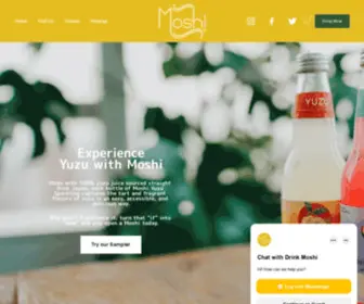 Drinkmoshi.com(Award-winning Moshi Yuzu Sparkling drink) Screenshot